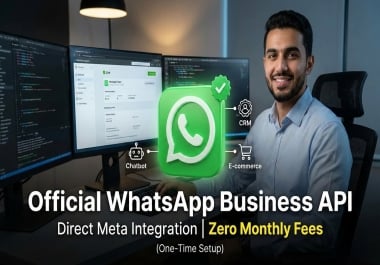 Official WhatsApp Business API Setup & Integration One-Time Setup