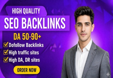 I will do high da manual and seo dofollow backlinks