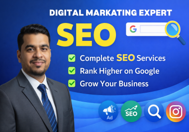 I will provide complete SEO service to rank your website on Google