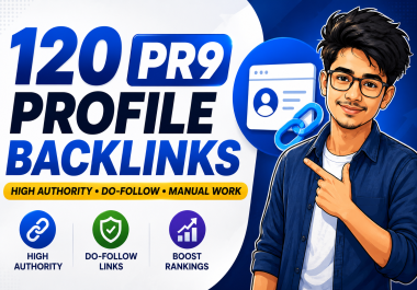 I Will Create Powerful 120 Profile Backlinks for SEO and Google Ranking