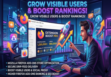 Increase Mozila Add-on Extension Users - Visible Store Counter