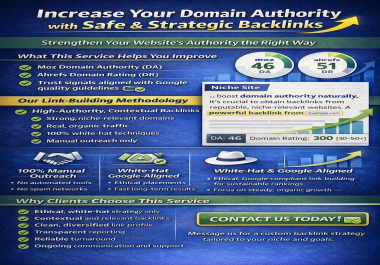 Increase Your Domain Authority with Powerful Backlinks