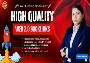 I will provide premium 1200 web 2.0 backlink Boost your SEO HQ Links