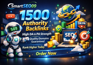 1500+ Authority Backlinks High DA PA Strength Quality Domains Guaranteed Ranking Higher Today