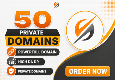 50 Manual Private Domain Backlinks to Improve Website Authority with High Metric Sites