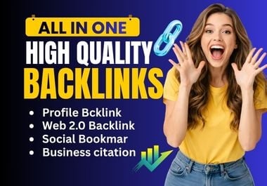 I will build high quality white hat backlinks for SEO and website ranking