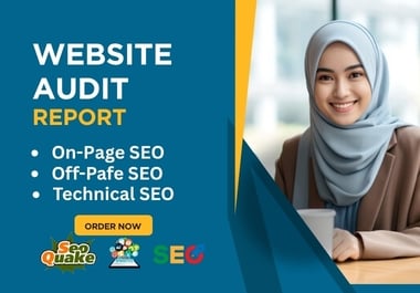 I will Provide complete website SEO Audit and analysis report