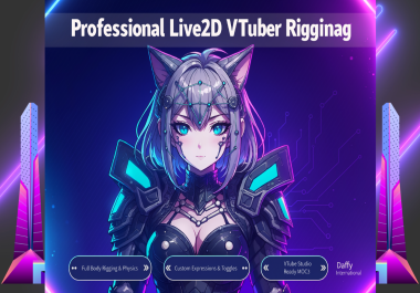 Create a Professional Live2D VTuber Model with Full Rigging
