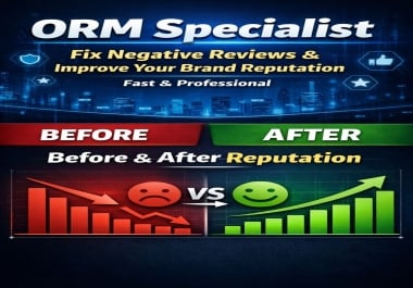 I will remove fake negative Google reviews and protect your online reputation