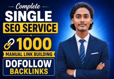 All in one 1000 SEO backlinks package for top Google ranking