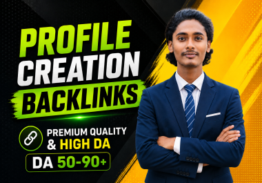 I Will Create 55 HQ Manual Profile Backlinks On High DA PA Sites