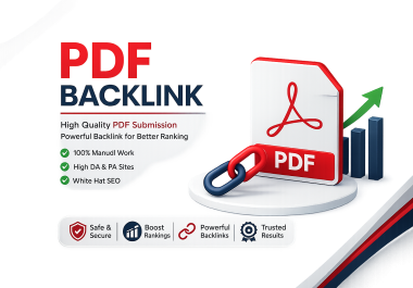 I Will Provide 75 High DA Manual PDF Submission Backlinks for SEO Ranking