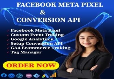 I will set up Meta Pixel & Conversion API tracking