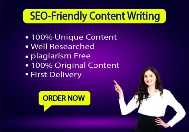 I will write SEO Optimized content that ranks on Google