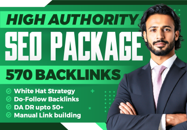 1st Page Booster SEO Package - High DA DR Diverse Backlinks to Rank High on Google