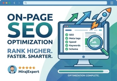 I Will Do Professional On-Page SEO Optimization for Higher Google Ranking