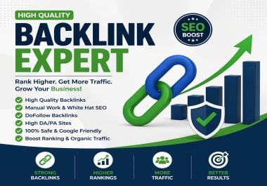 I will provide high quality SEO backlinks to boost Google ranking.