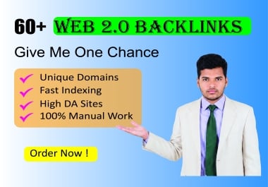 I Will Create 60+ Authority Web 2.0 Backlinks Unique Site And Boost Ranking For Your Website.