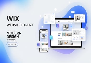 I will create a stunning Wix website,  online store,  and responsive business site