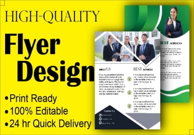 I will design a professional Eye catching Flyer for you