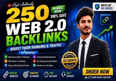 I will manually create niche relevant Web 2.0 SEO backlinks