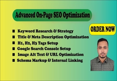 I will provide advanced On Page SEO service to rank your website