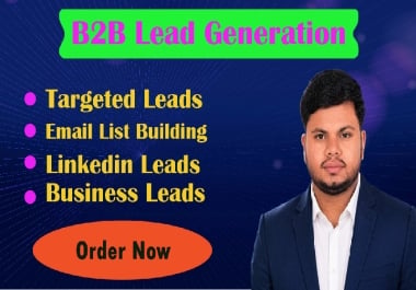 I Will Provide Targeted B2B Lead Generation with Verified Business Email Lists
