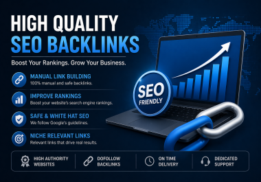 I will build quality backlinks for website