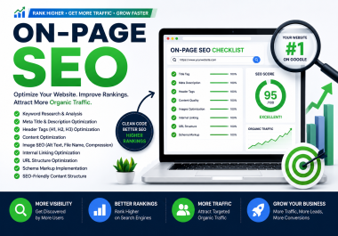 I Will Do Professional On-Page SEO to Improve Google Rankings & Organic Traffic