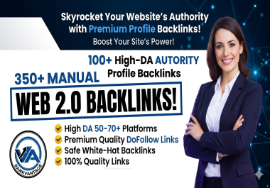 I will provide 100+ Authority Profile Backlinks to Skyrocket Your Websites