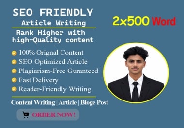 Professional SEO Content Writing & Article Services 1000 word