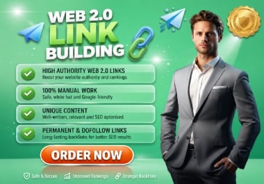 High Authority Web 2.0 Link Building for Safe SEO Growth