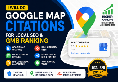 I Will Do Google Map Citations for Local SEO and GMB Ranking