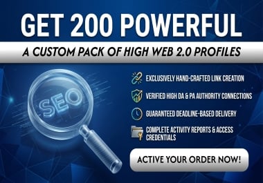 I will Provide Safe,  Manual,  and Dofollow Web 2.0 Backlinks