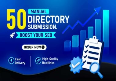 I Will Do 50 Manual Directory Submissions for SEO