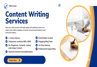 I will write 1000-1150 words SEO optimized,  plagiarism-free and engaging content