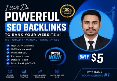 I will create 120 high authority profile backlinks on trusted websites to help improve