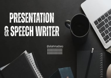 Professional Presentation and Speech Writer