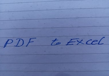 I will accurately convert PDF to Excel,  CVS or Google sheets