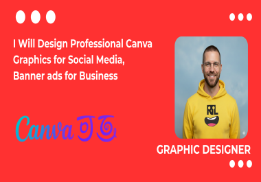 I Will Design Professional Canva Graphics for Social Media & Business Branding