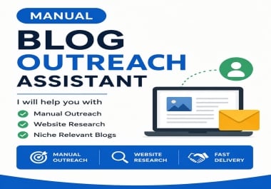 Manual blog outreach assistant