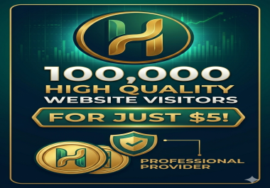 I will deliver 100,000 High Quality Website Visitors and Powerful Audience Boost