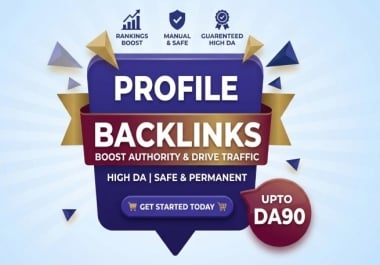 Create 70 High-Quality Profile Creation Backlinks for Better SEO Rankings