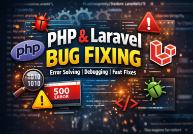 I will fix website bugs,  wordpress,  PHP,  laravel,  and javascript errors