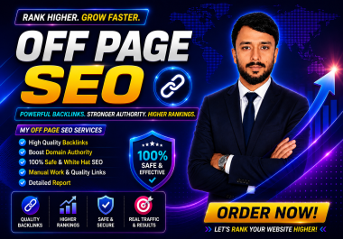 I will build high-quality backlinks for better SEO rankings