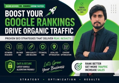 I will boost your Google ranking with advanced SEO service