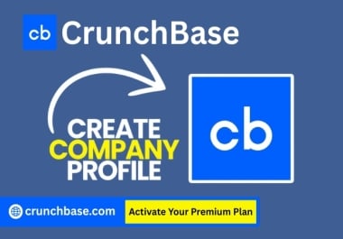 Get Listed CrunchBase Company and Personal Page For Your Business