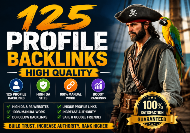 I will create 125 Profile Backlinks High Quality