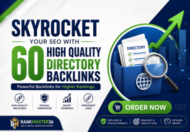 60 Premium Directory Submission Backlinks High Authority SEO Growth
