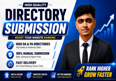 Create 120 High DA Directory Submission Dofollow Backlinks for Better SEO Rankings